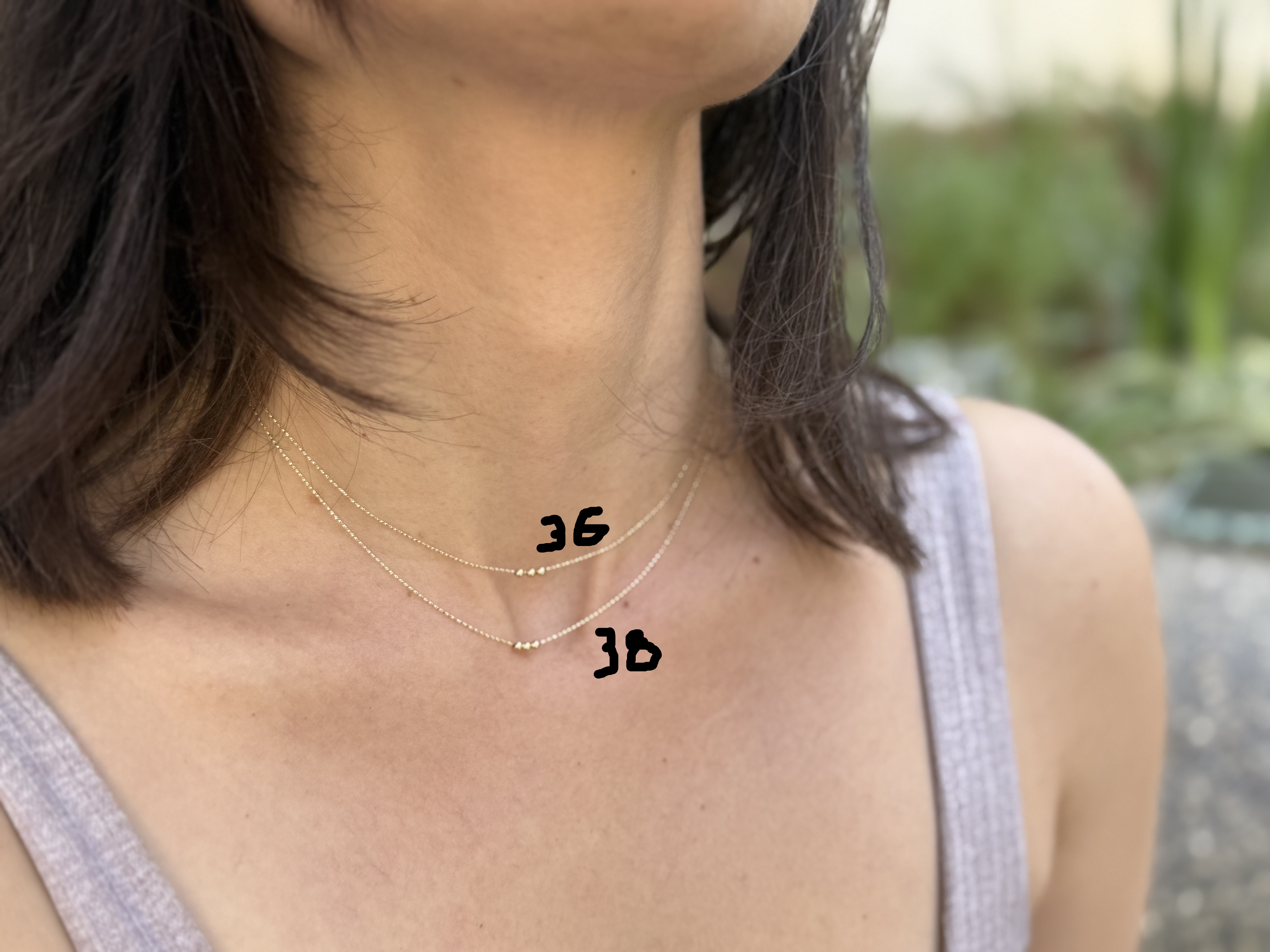 SPRINKLES NECKLACE 14K GOLD