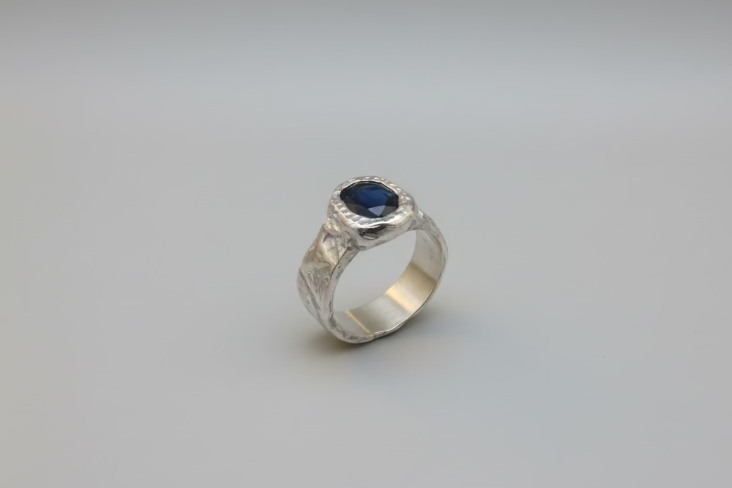 טבעת חותם שחור