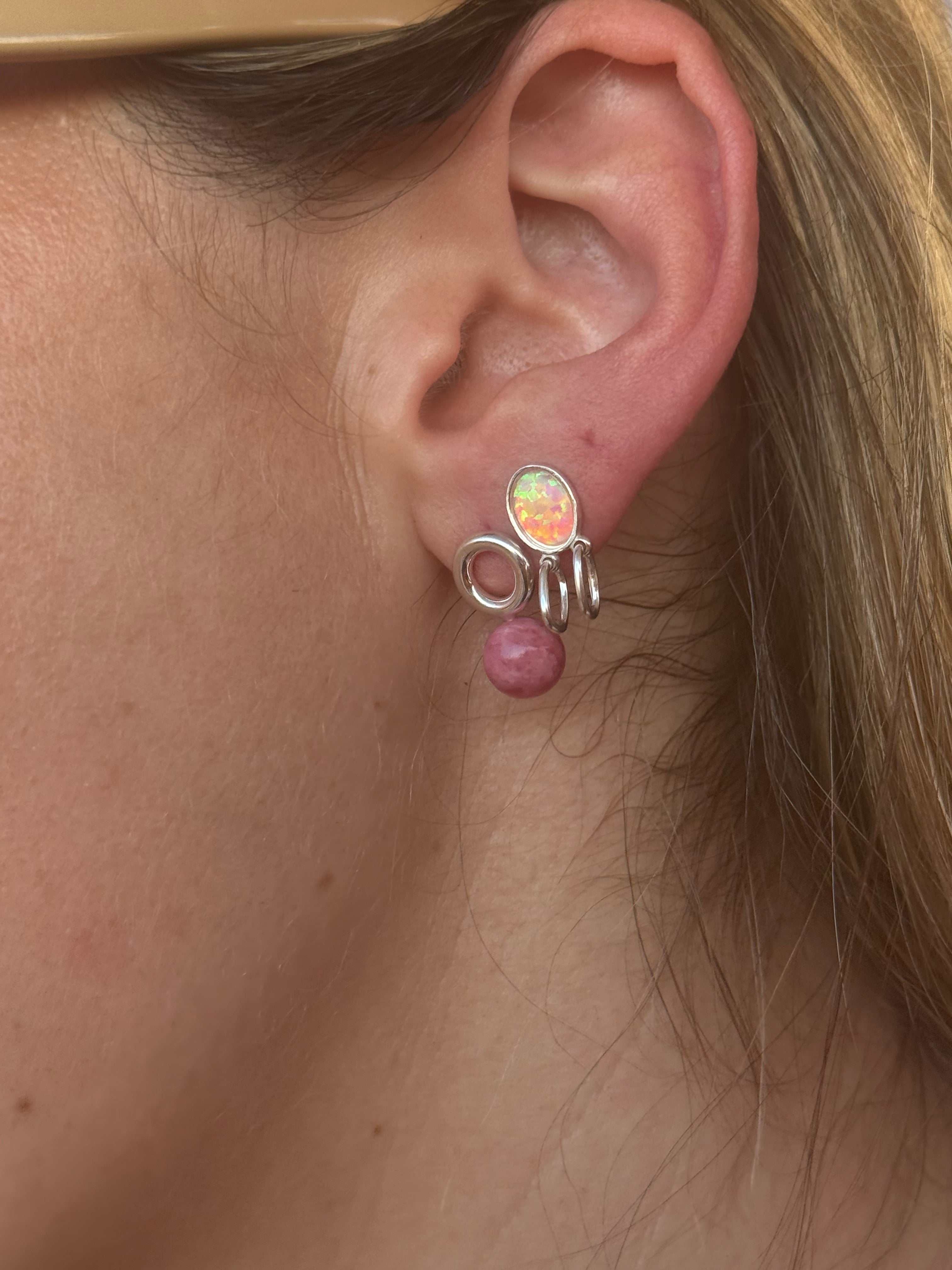 BLUSH EARRING- SILVER