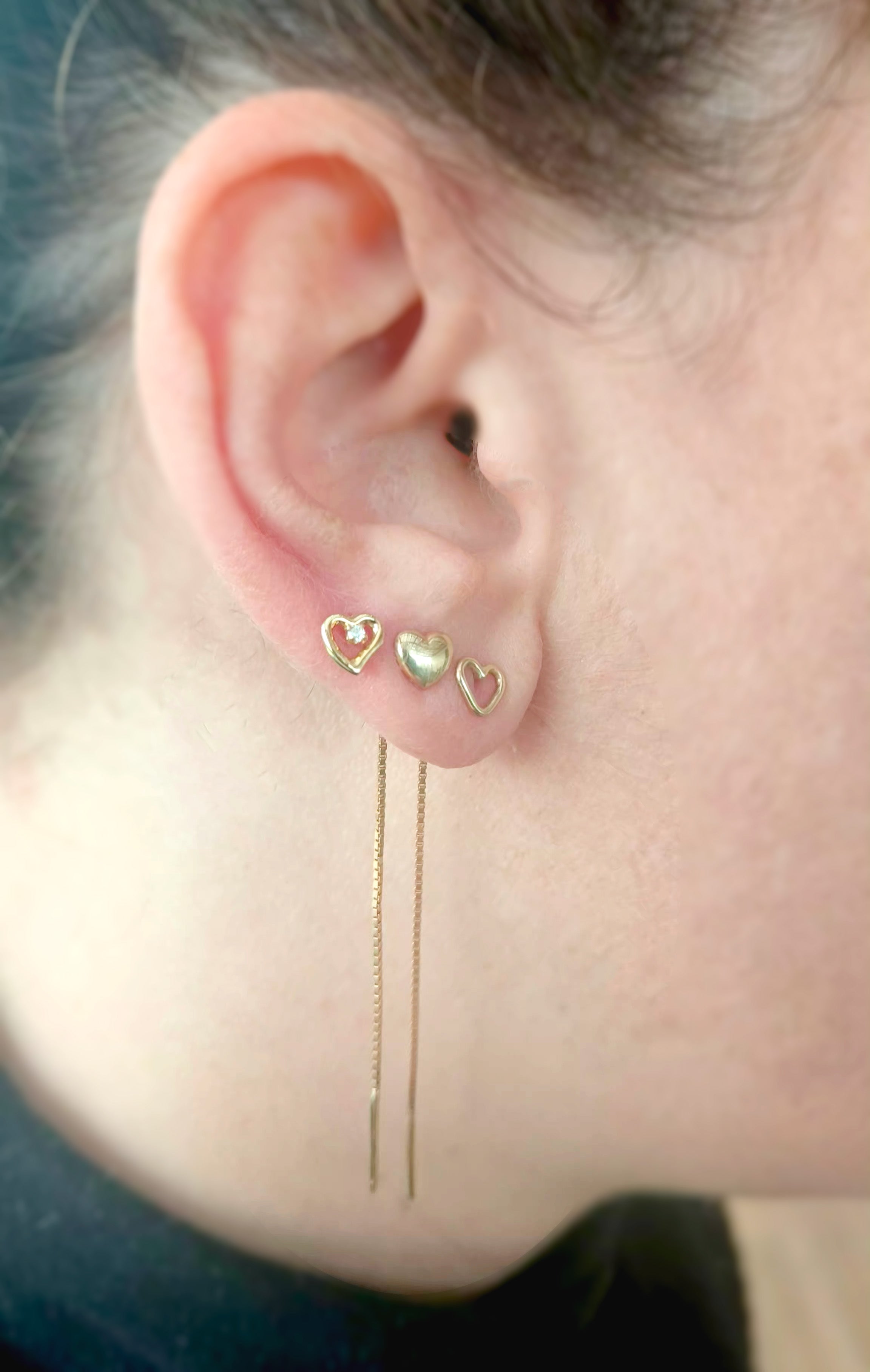 עגיל לב מלבב