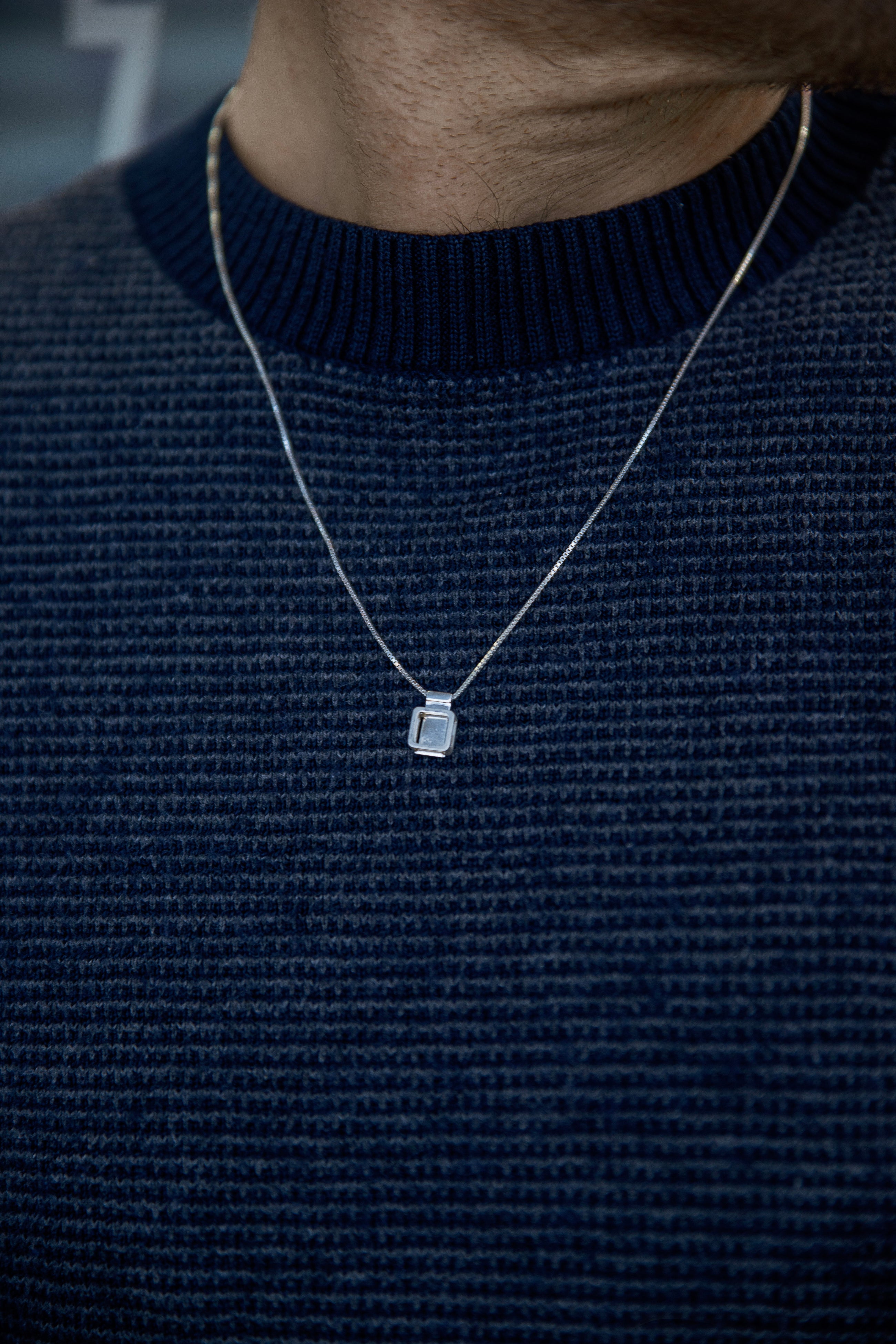 Frame Necklace- Gold&Silver