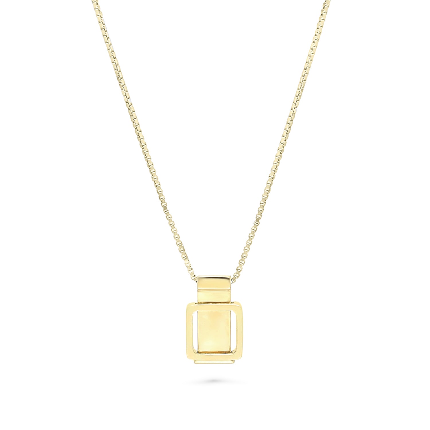 Frame Necklace- Gold&Silver