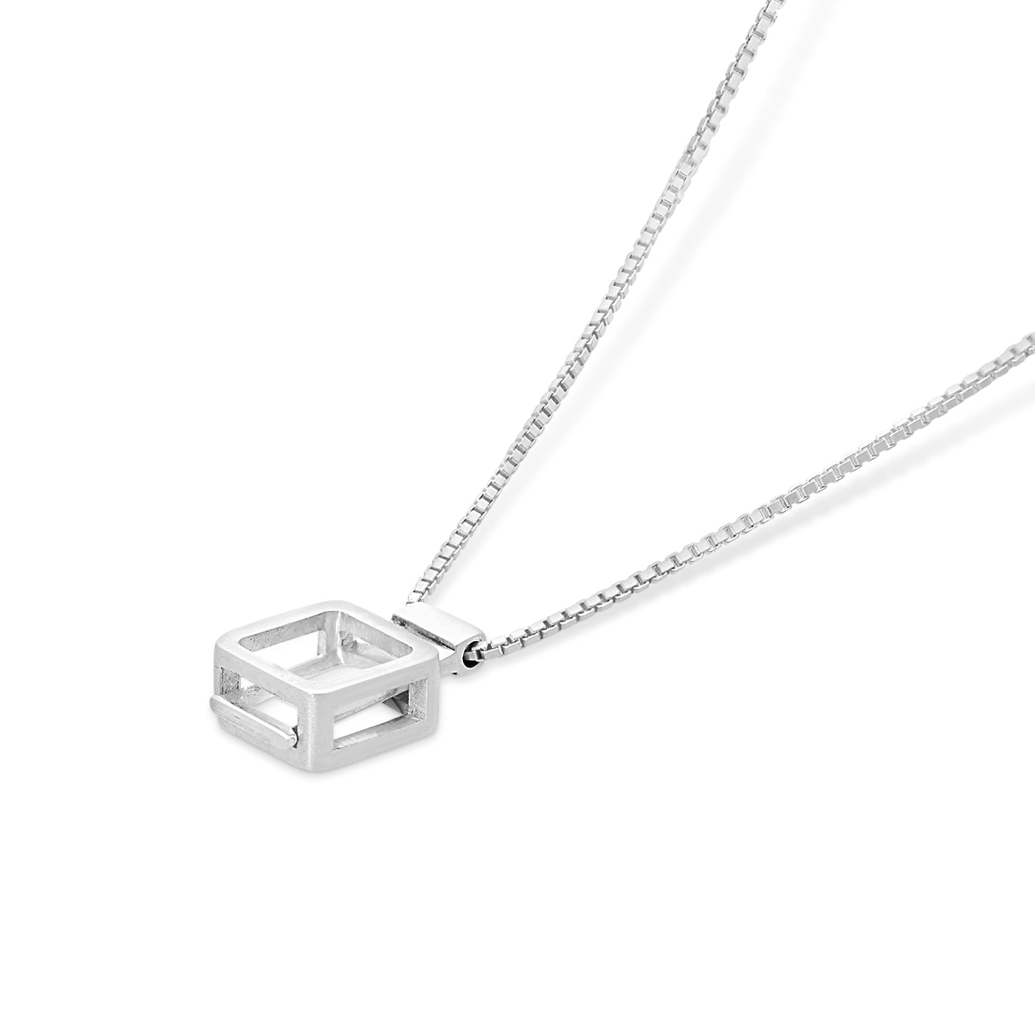 Frame Necklace- Gold&Silver