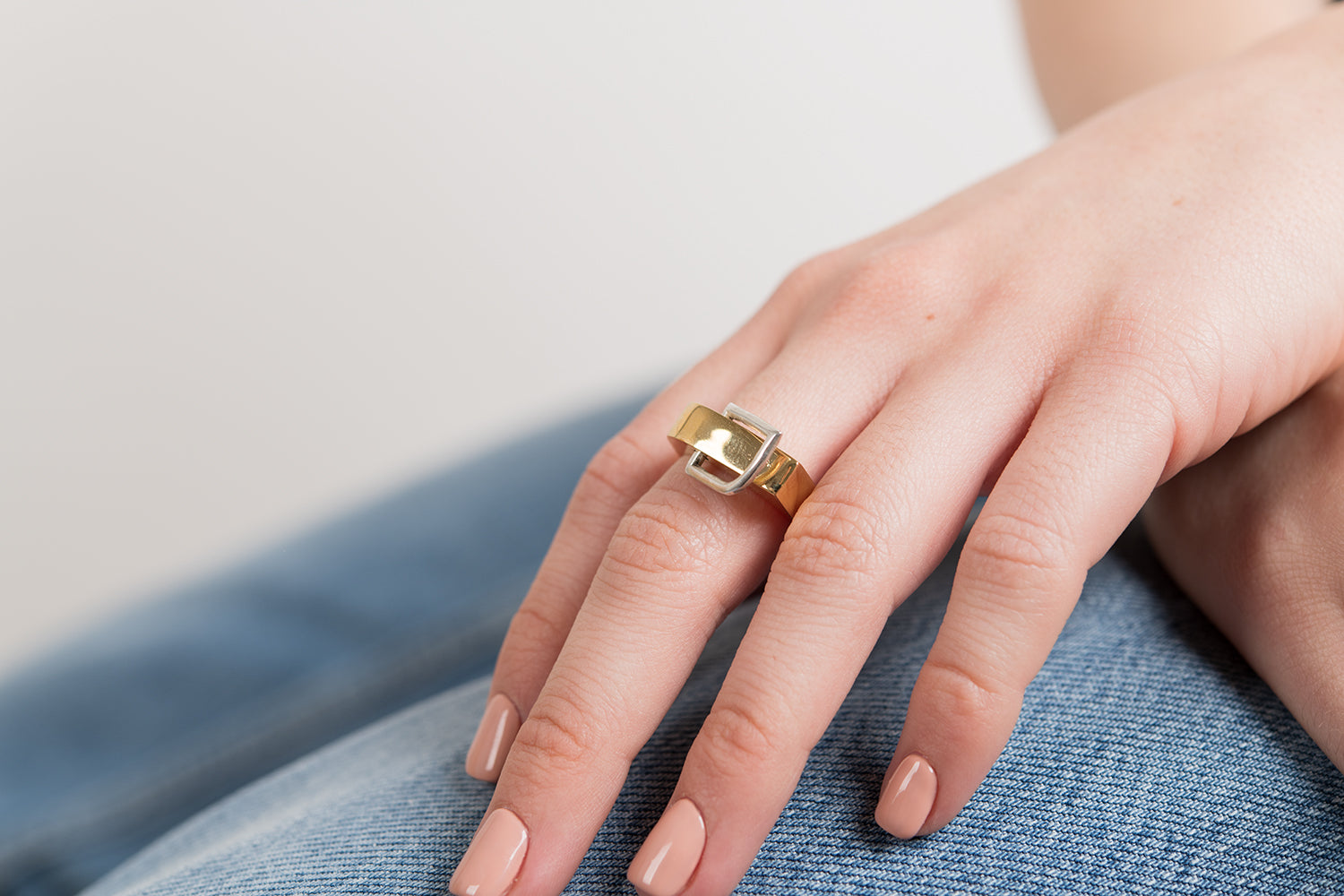 Link Ring//Gold