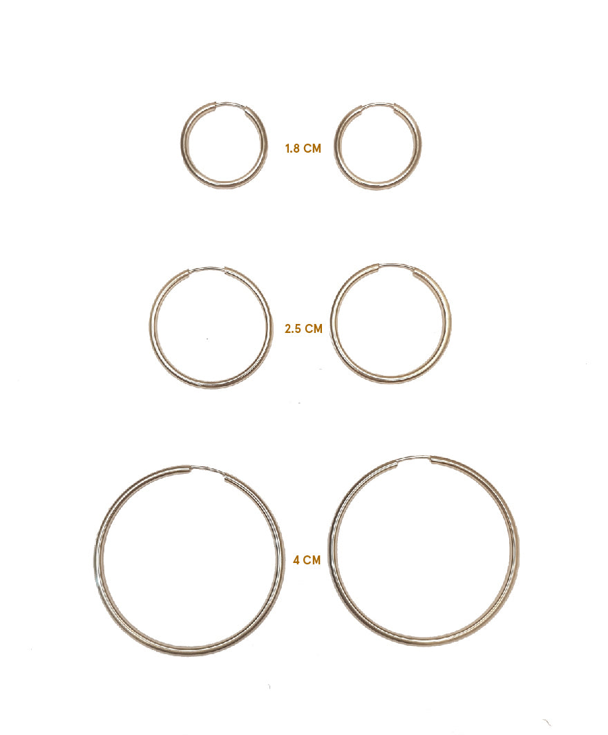 flexi gold hoops