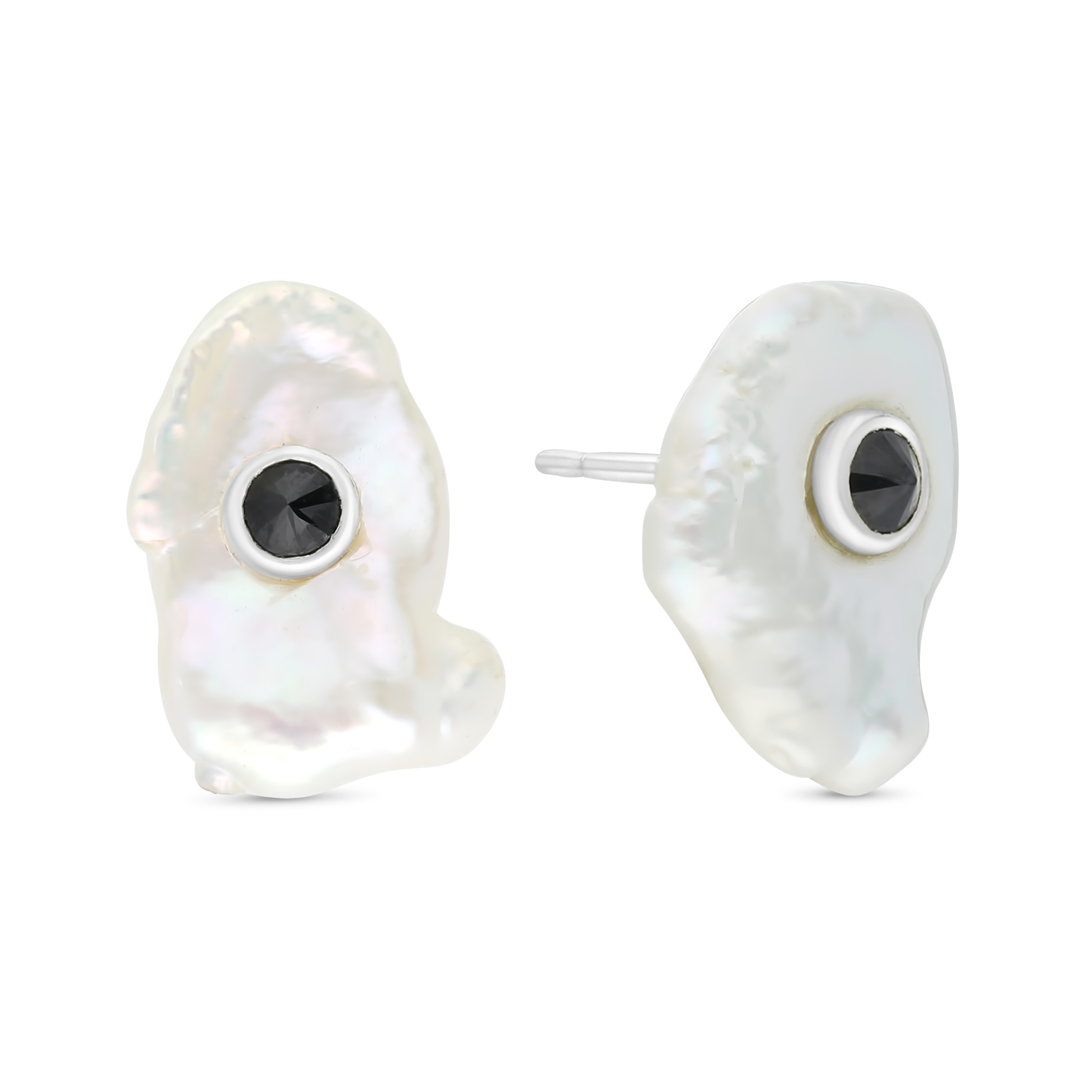 Treasure earring B&W