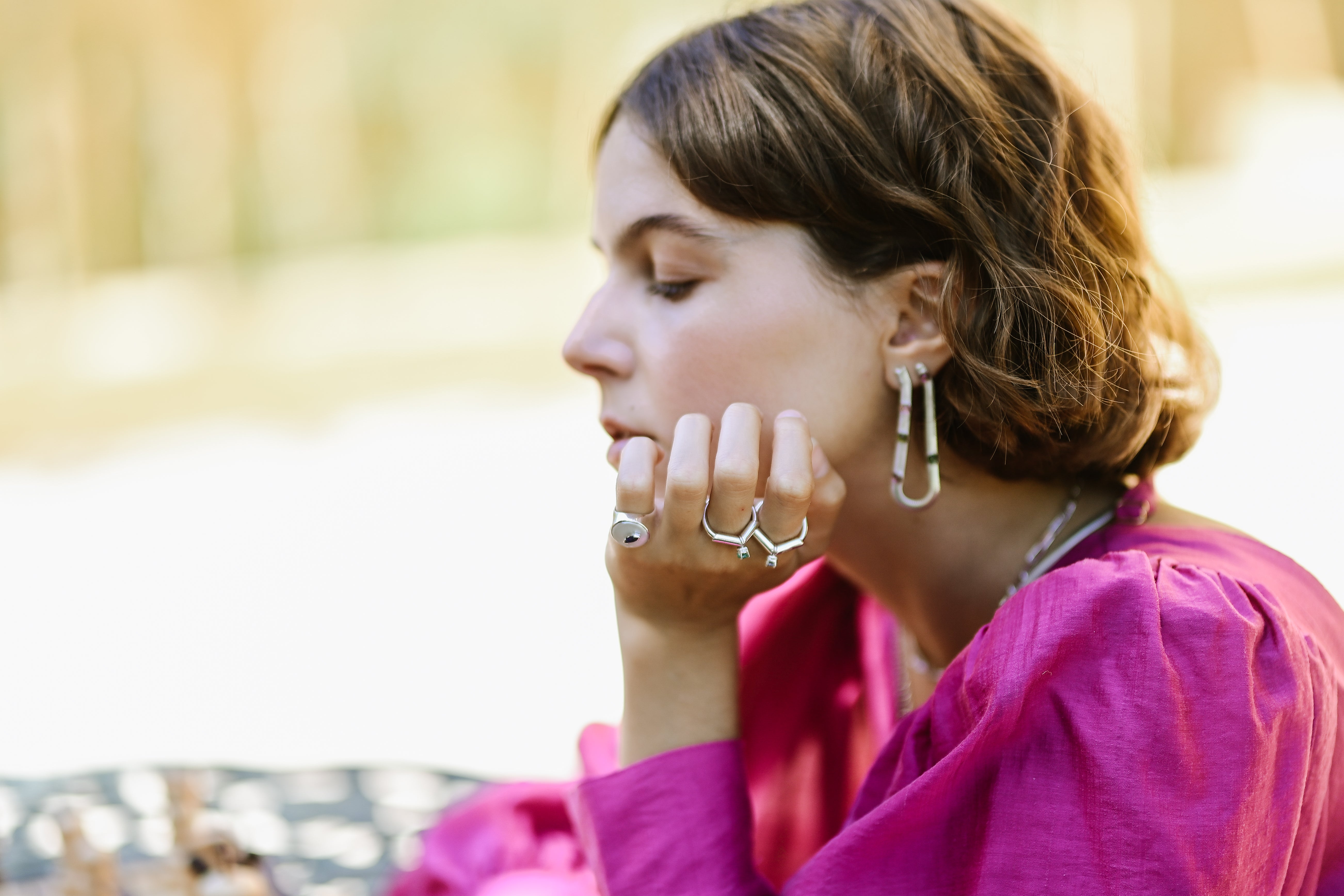 Fancy This Earring- Tourmaline