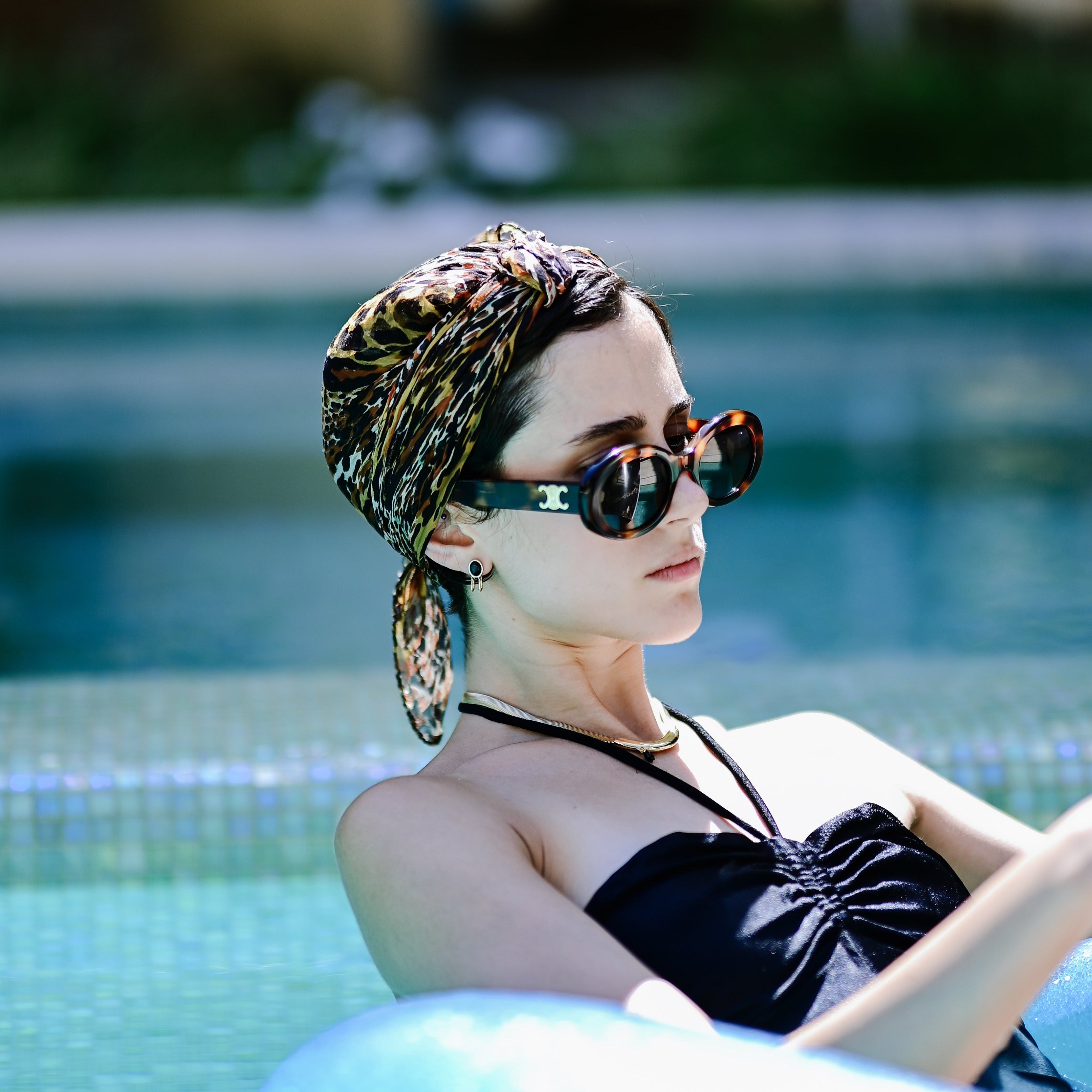 Gold Gem Bem Earrings