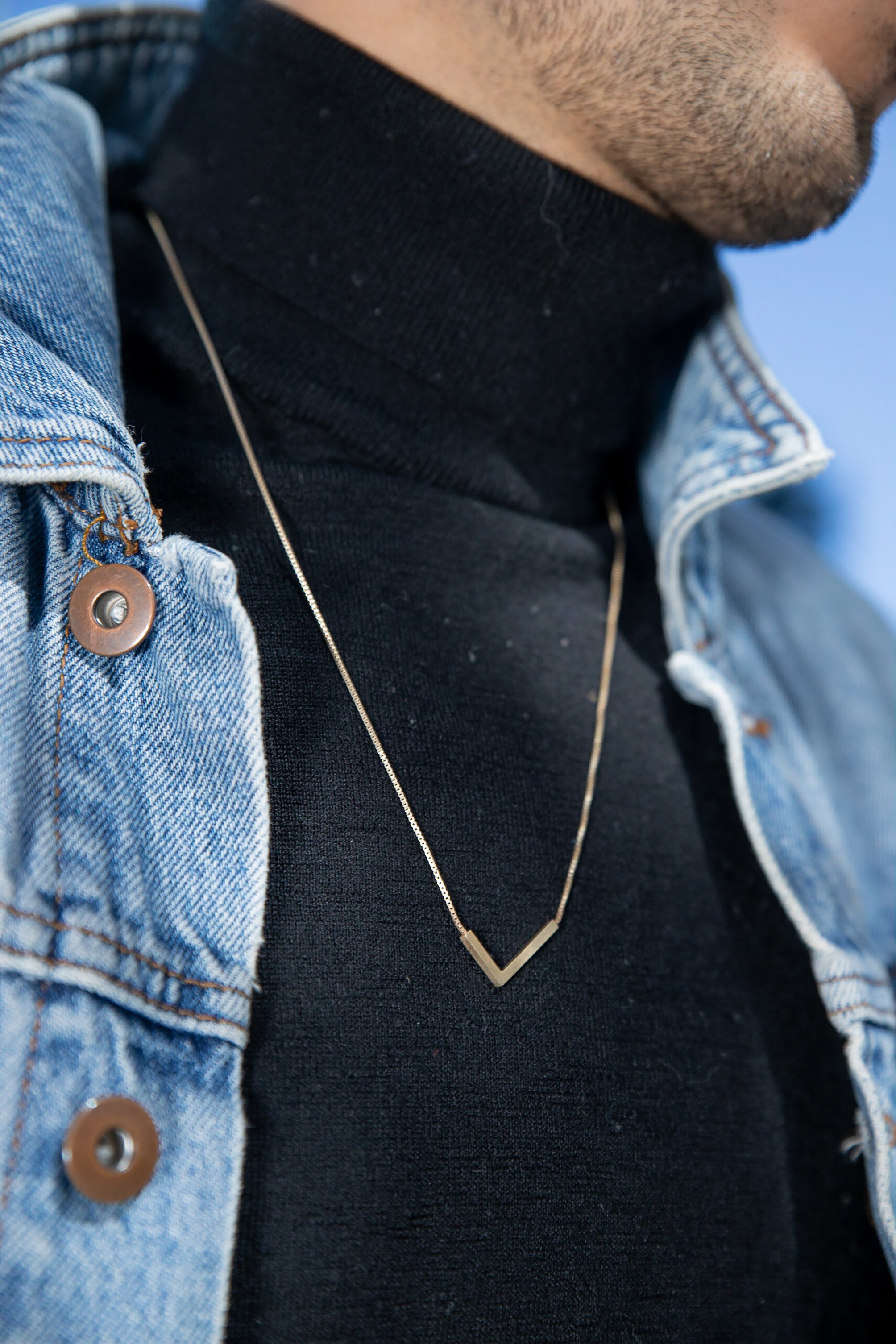 Beam Necklace-gold