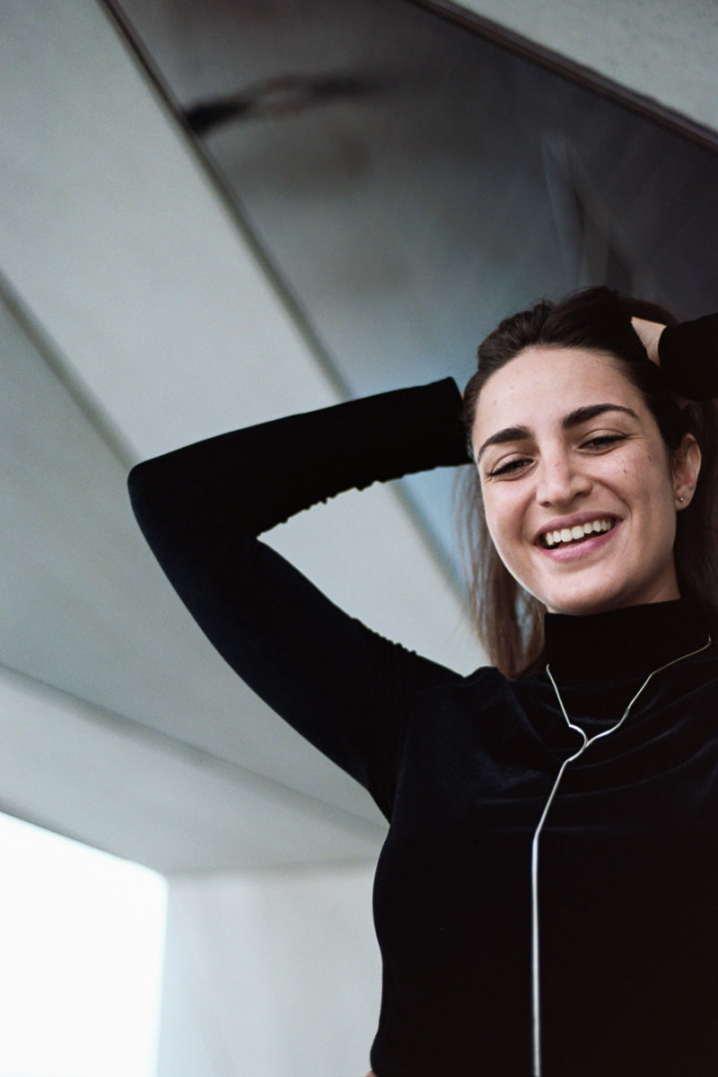 Tie Up Necklace-silver