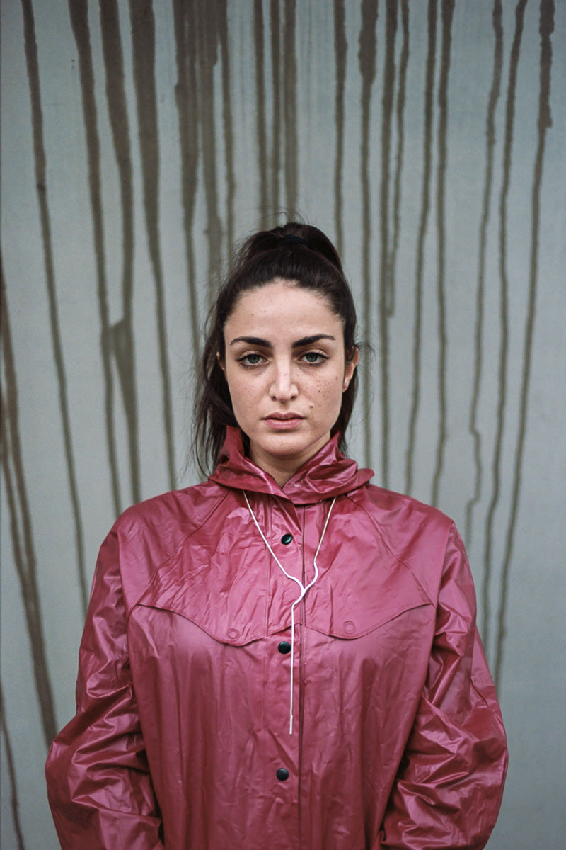 Tie Up Necklace-silver