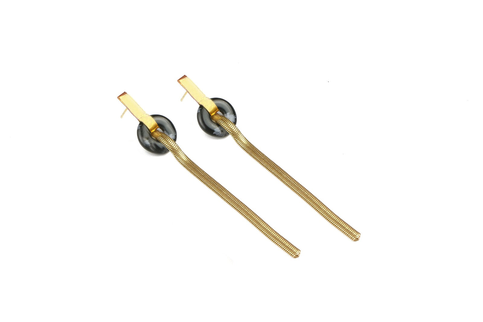 Snake Tail Earring-gold