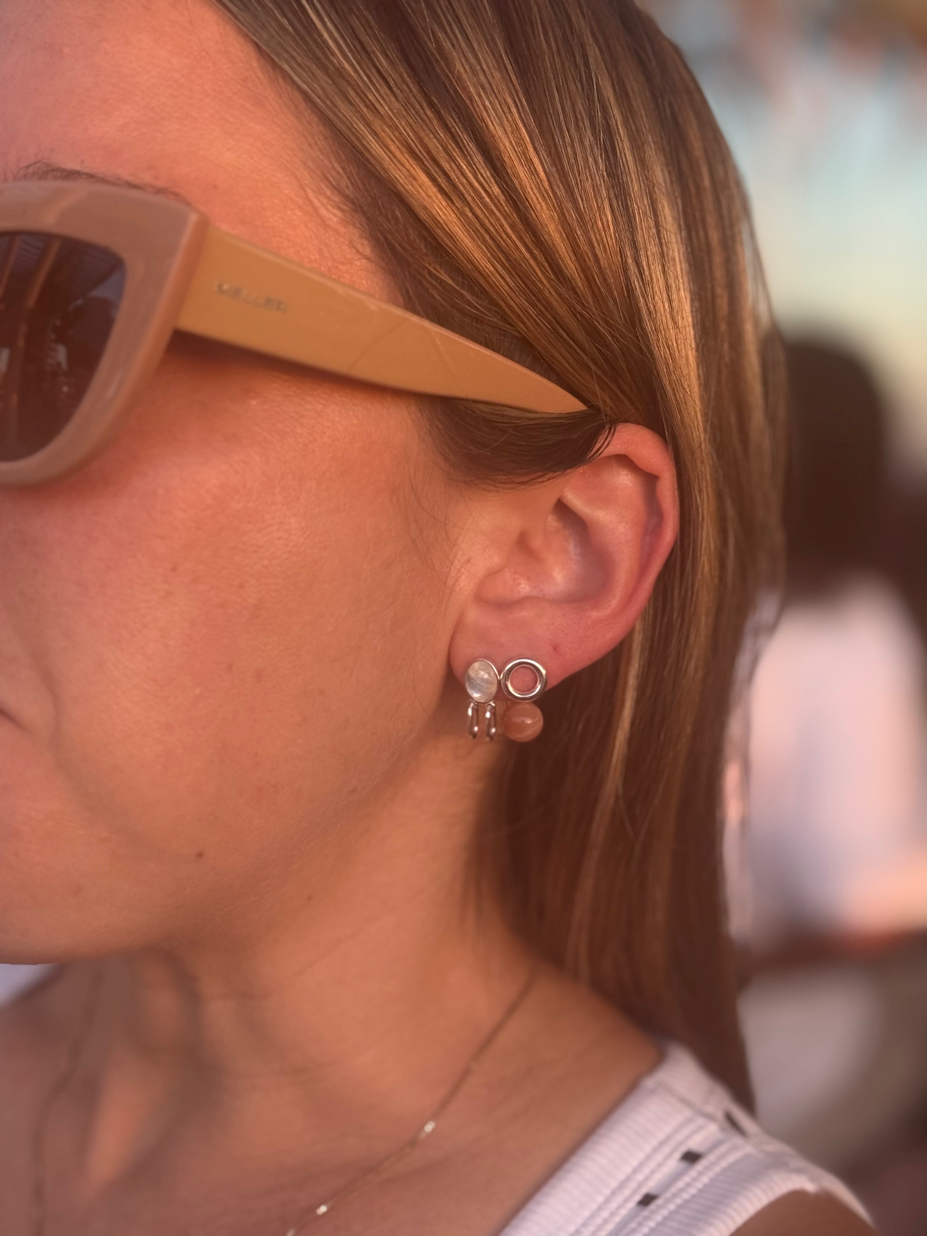 BLUSH EARRING- SILVER