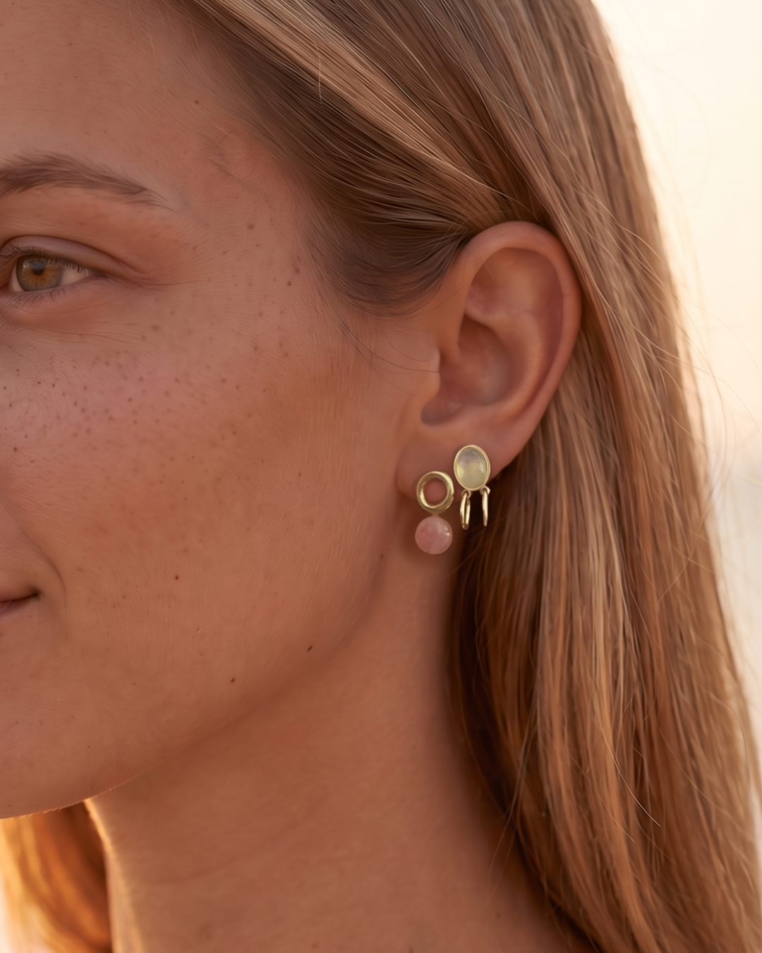 BLUSH EARRING- GOLD