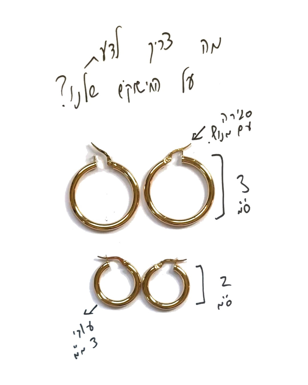 Classic Gold Hoops