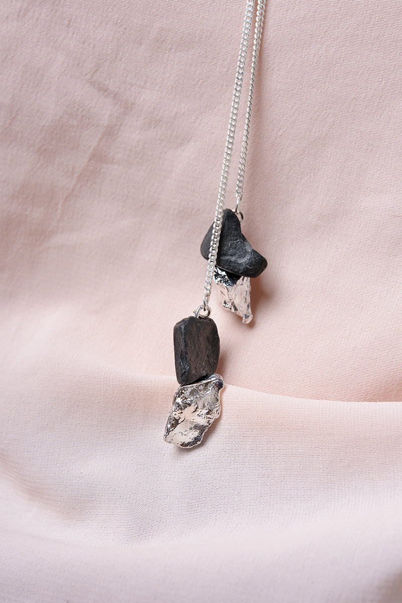 Drop Necklace // Silver