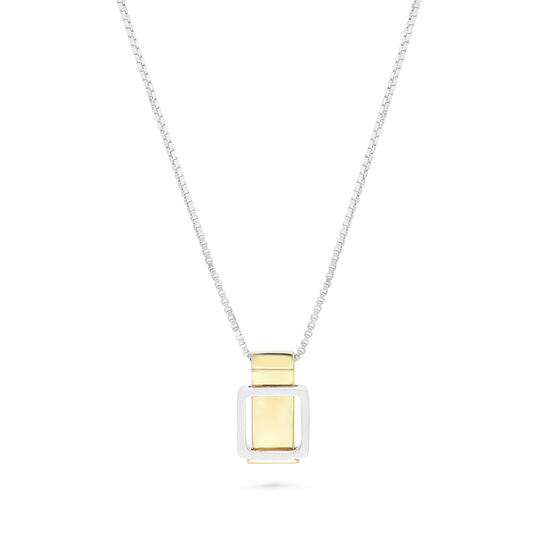 Frame Necklace- Gold&Silver
