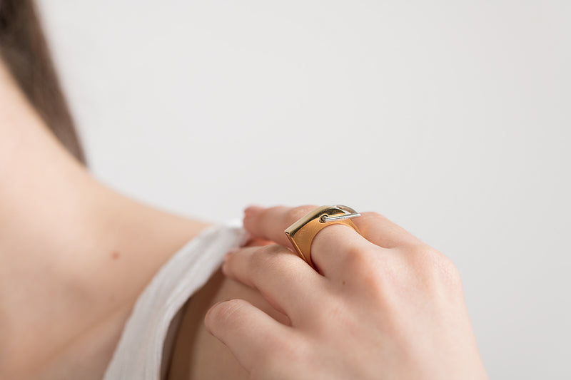 Link Ring//Gold