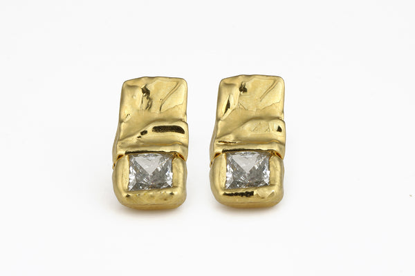 Raw metal //clear square