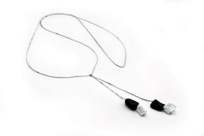Drop Necklace // Silver