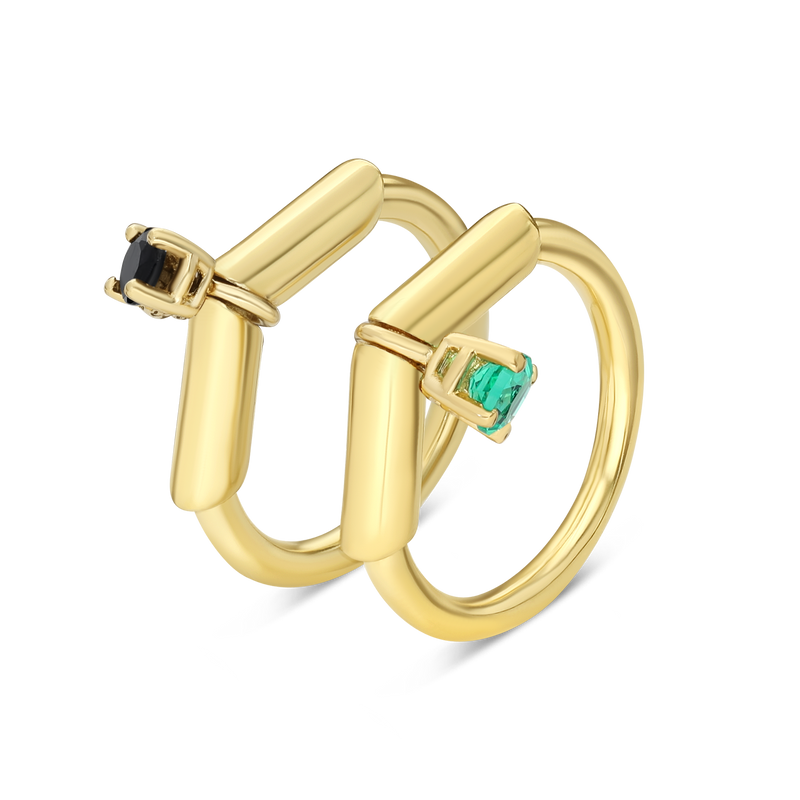 Tipsy Ring-Gold