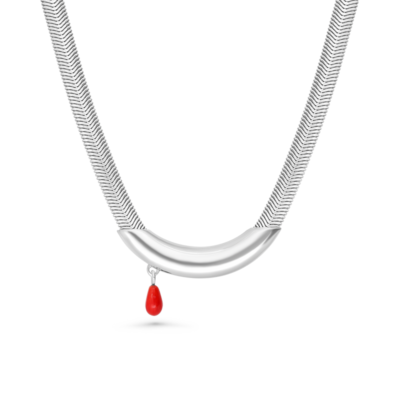 Red Velvet Necklace