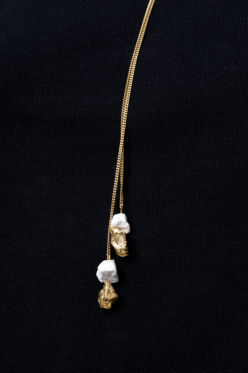 Drop Necklace // Gold