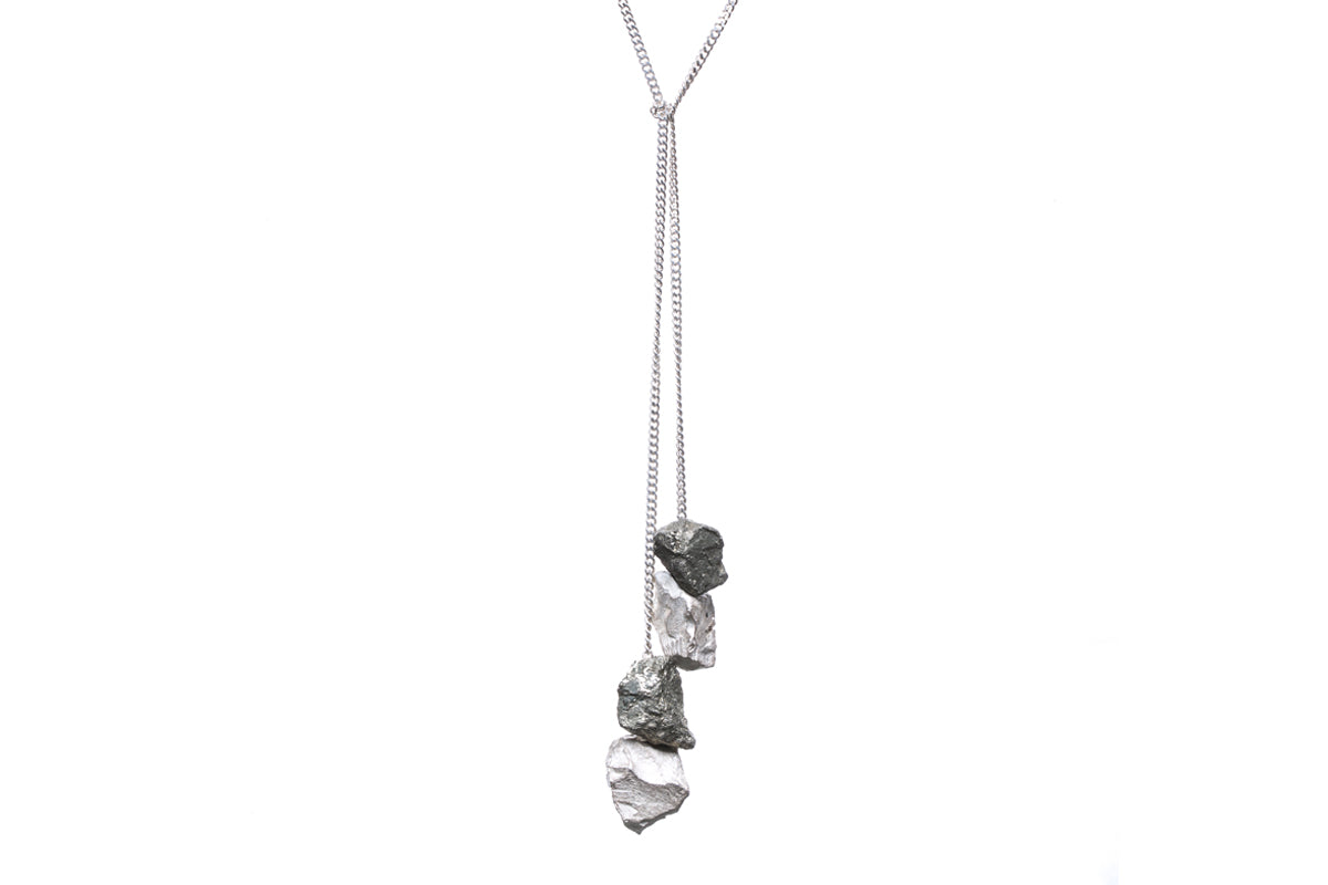 Drop Necklace // Silver