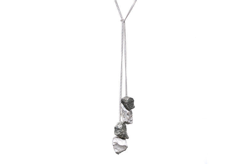 Drop Necklace // Silver
