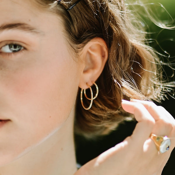 flexi gold hoops