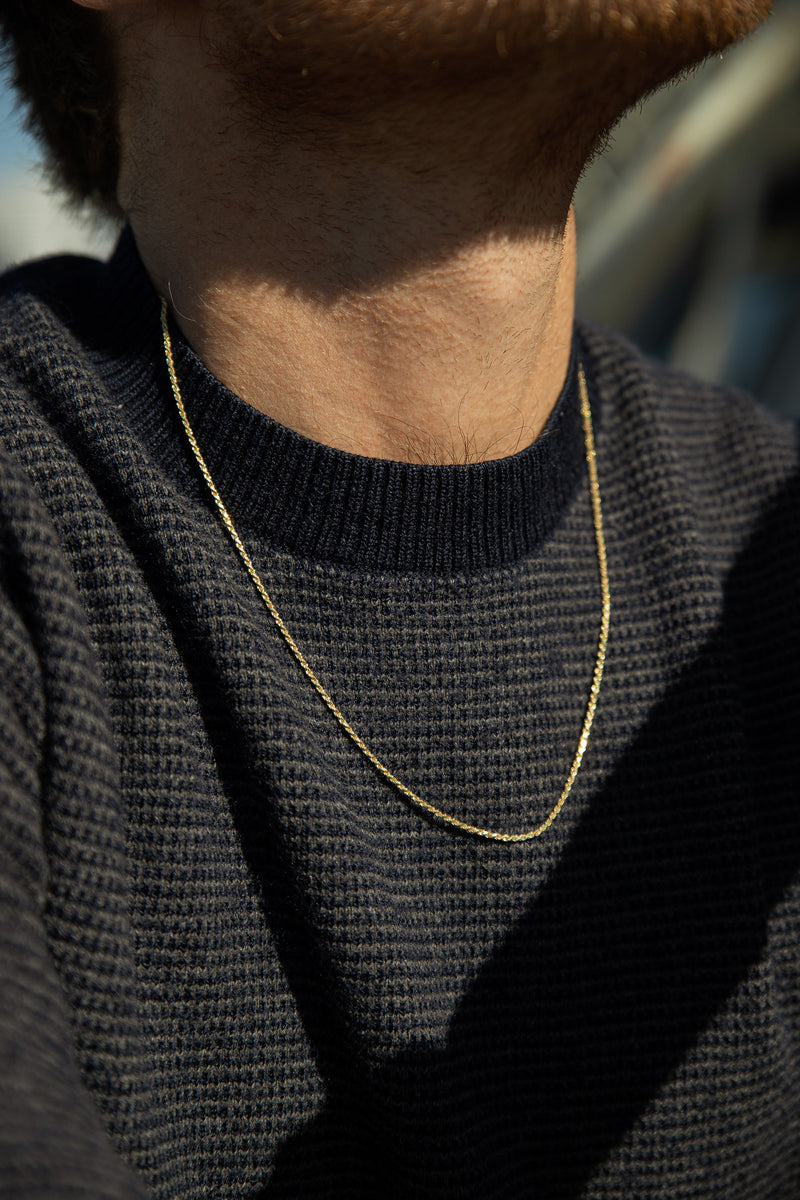 golden rope necklace