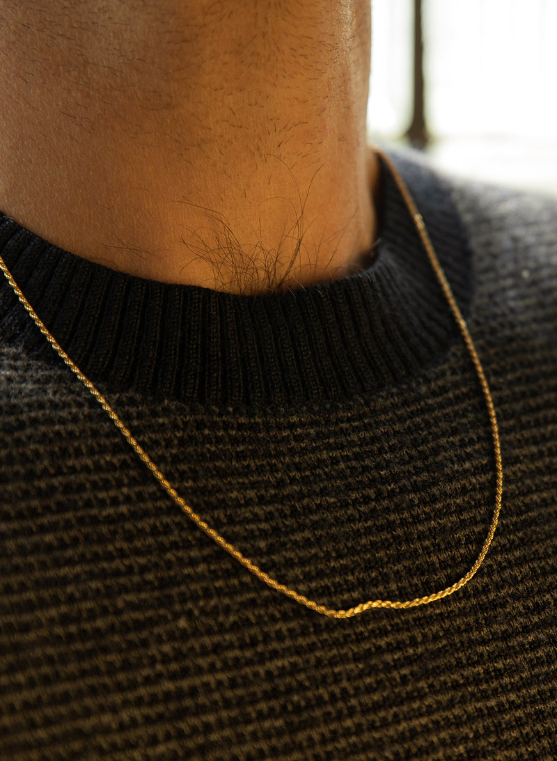 golden rope necklace
