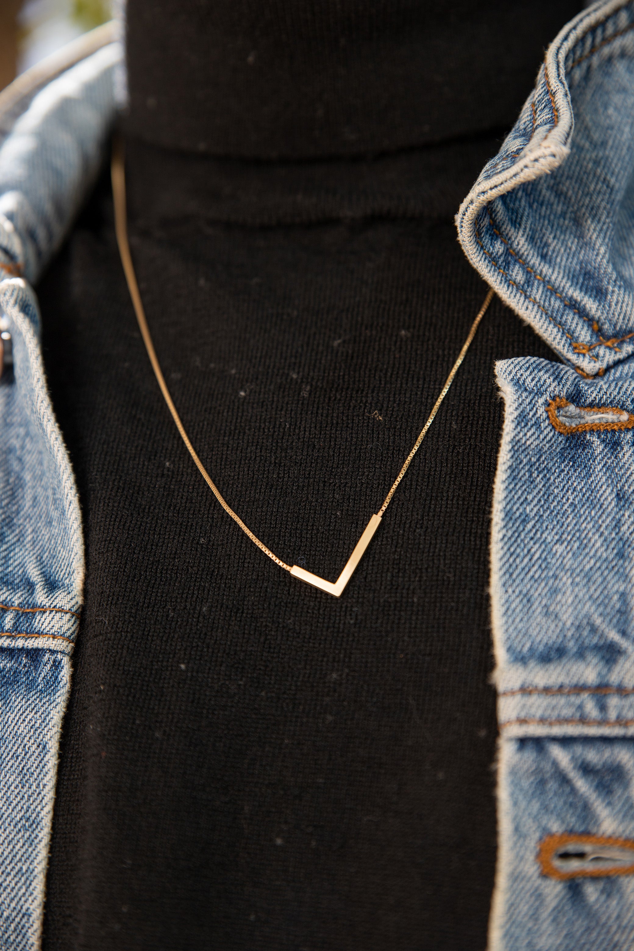 Beam Necklace-gold