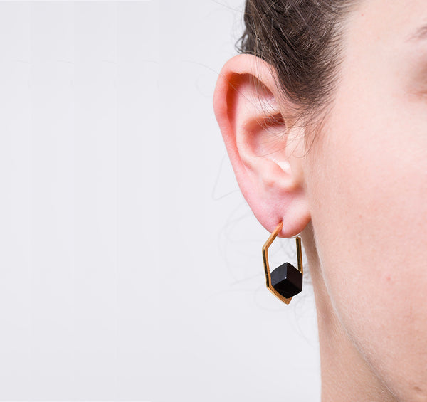 Onyx Hoops