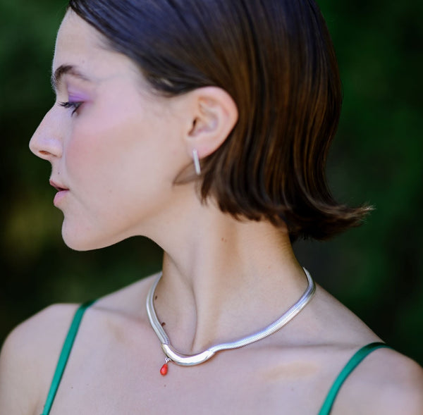 Red Velvet Necklace